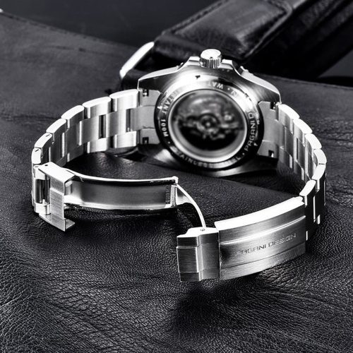 Годинник чоловічий Pagani Design PD-1661 Silver-Black-0
